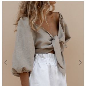 POSSE MIA top in vintage natural